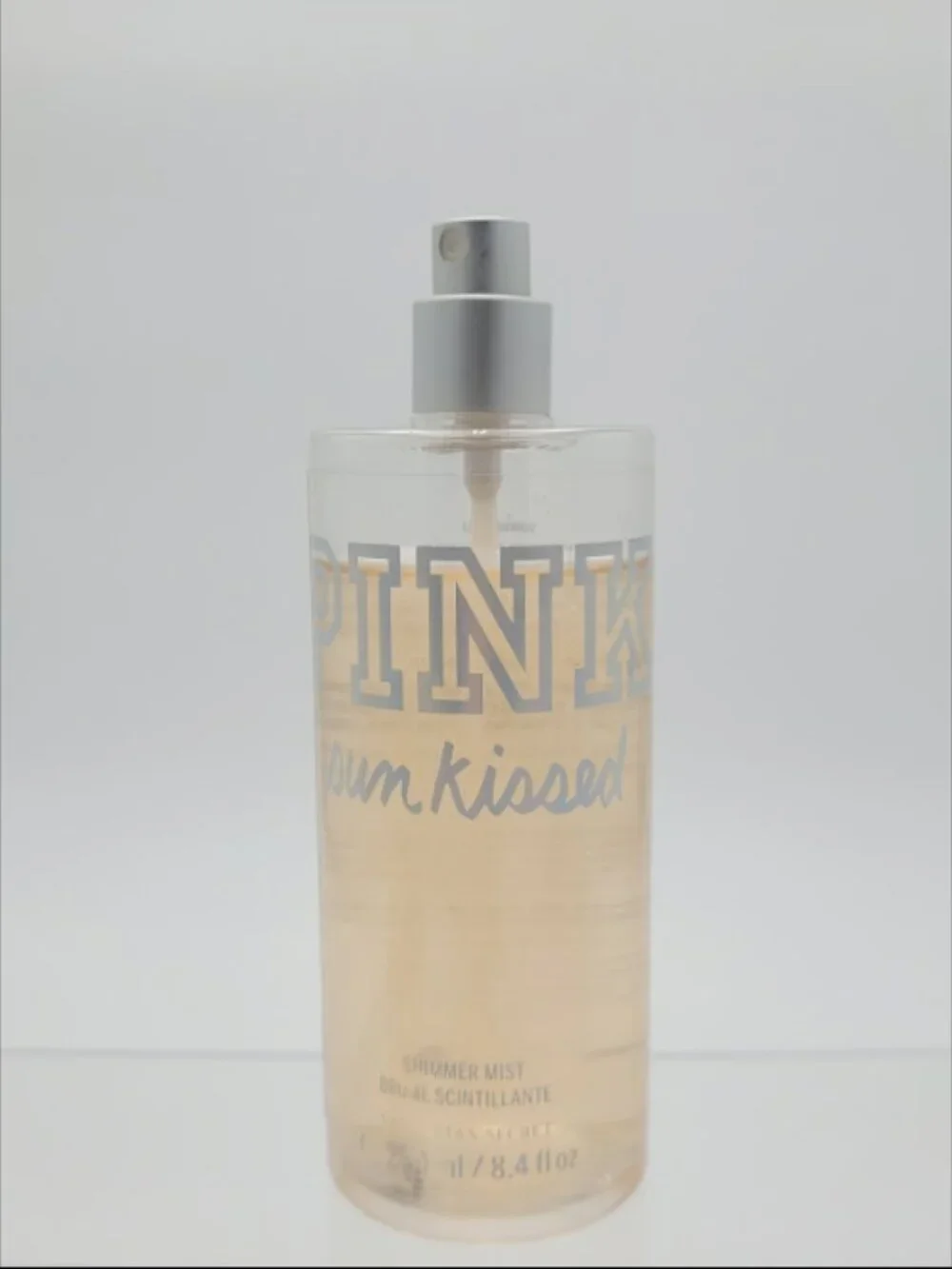 PINK Victoria's Secret Sunkissed Shimmer Mist 8.4 fl oz (250 ml) ABOUT 90% FULL